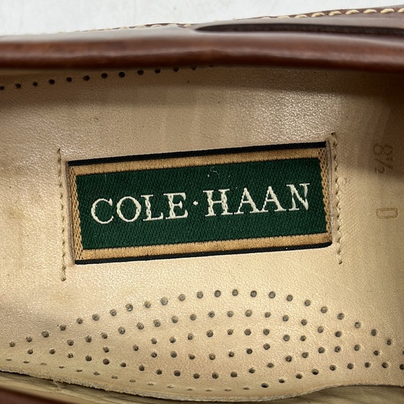 Cole Haan Black Brown Tassel Loafer Size 8.5. CH2689 - Picture 7 of 8